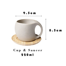 Load image into Gallery viewer, NORDIC TEA SET - Tea/Coffee Cup &amp; Saucer
