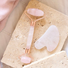 Load image into Gallery viewer, DIVINE DUO™ - Facial Roller + Gua Sha Stone
