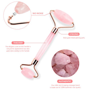 DIVINE DUO™ - Facial Roller + Gua Sha Stone