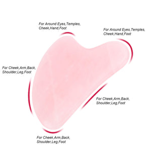 GUA SHA Stone - Rose Quartz